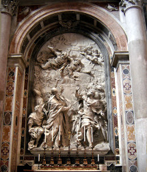 Attila bei seinem Ziehvater Leo I im Vatikan